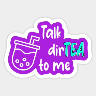 Girl Tea Shirt Sticker